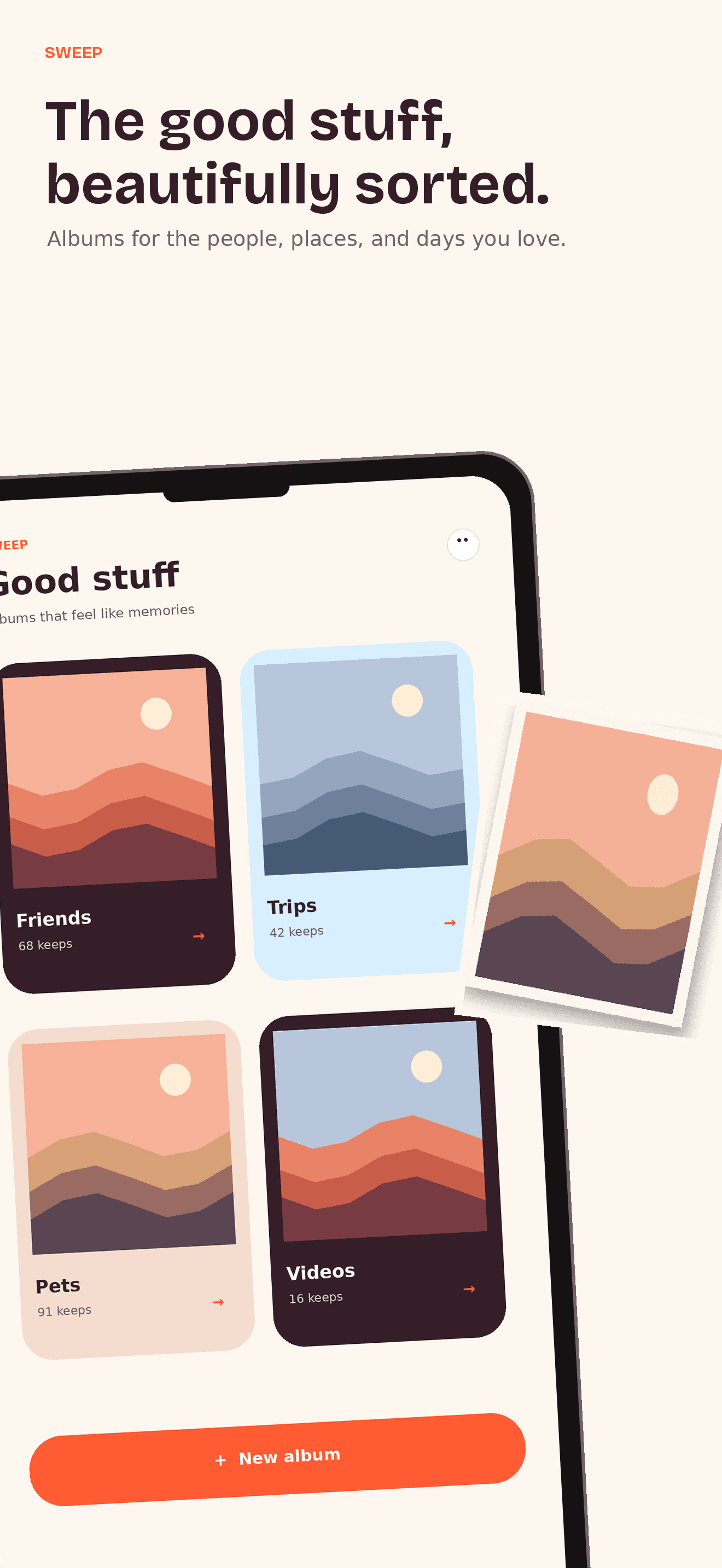 Sweep App Store screen 5